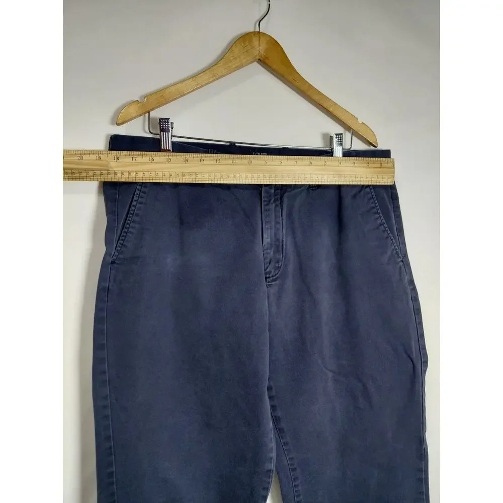 J.Crew THE Sutton Navy Straight Leg Chino Pants Men Size W36 L32